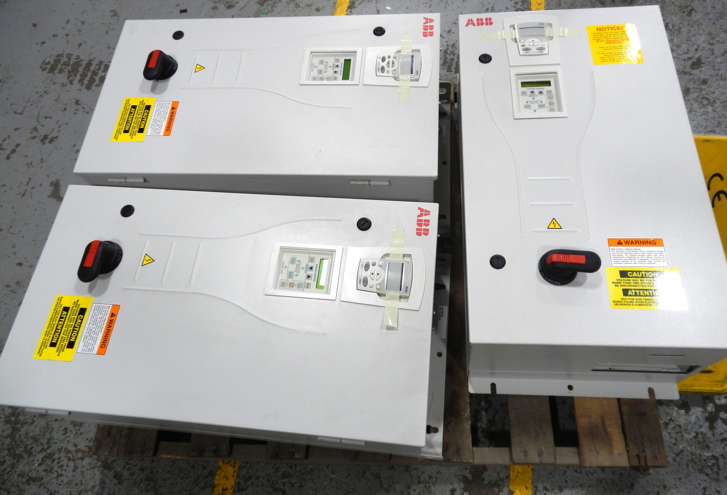 ACH550-BCR-09A0-6+F267 ABB Enclosed HVAC Bypass VFD 7.5HP 600V 3 Phase Variable Frequency Drive