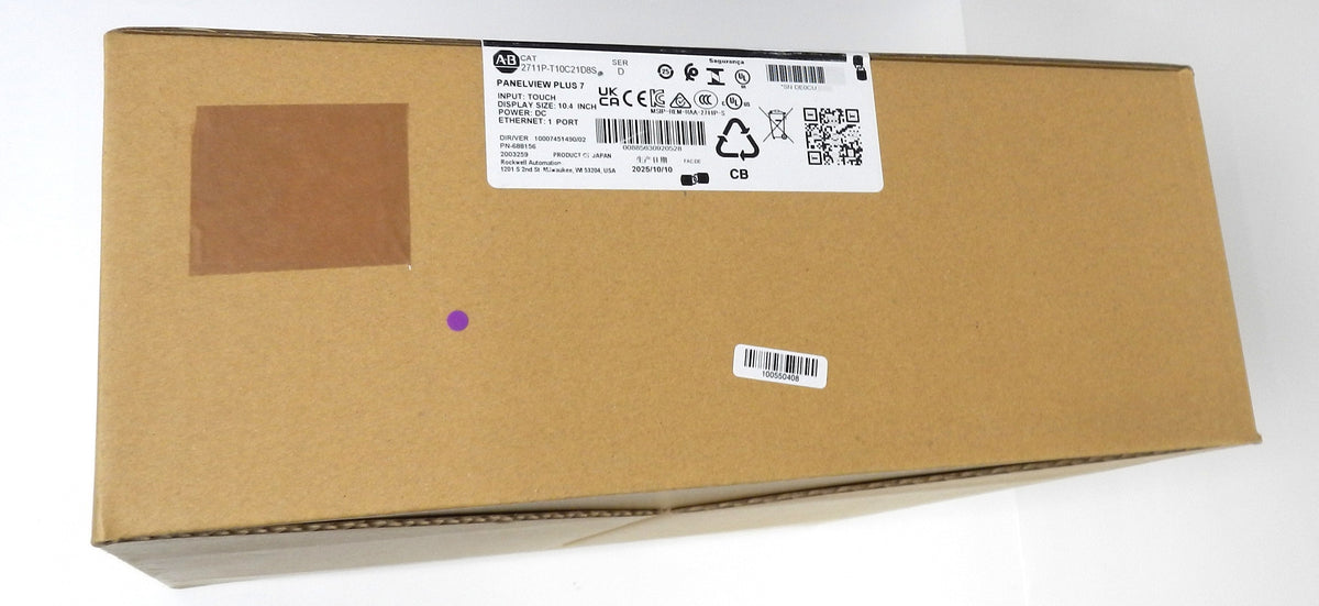 2711P-T10C21D8S Allen-Bradley PanelView Plus 7 Standard 10-Inch Color Touchscreen HMI