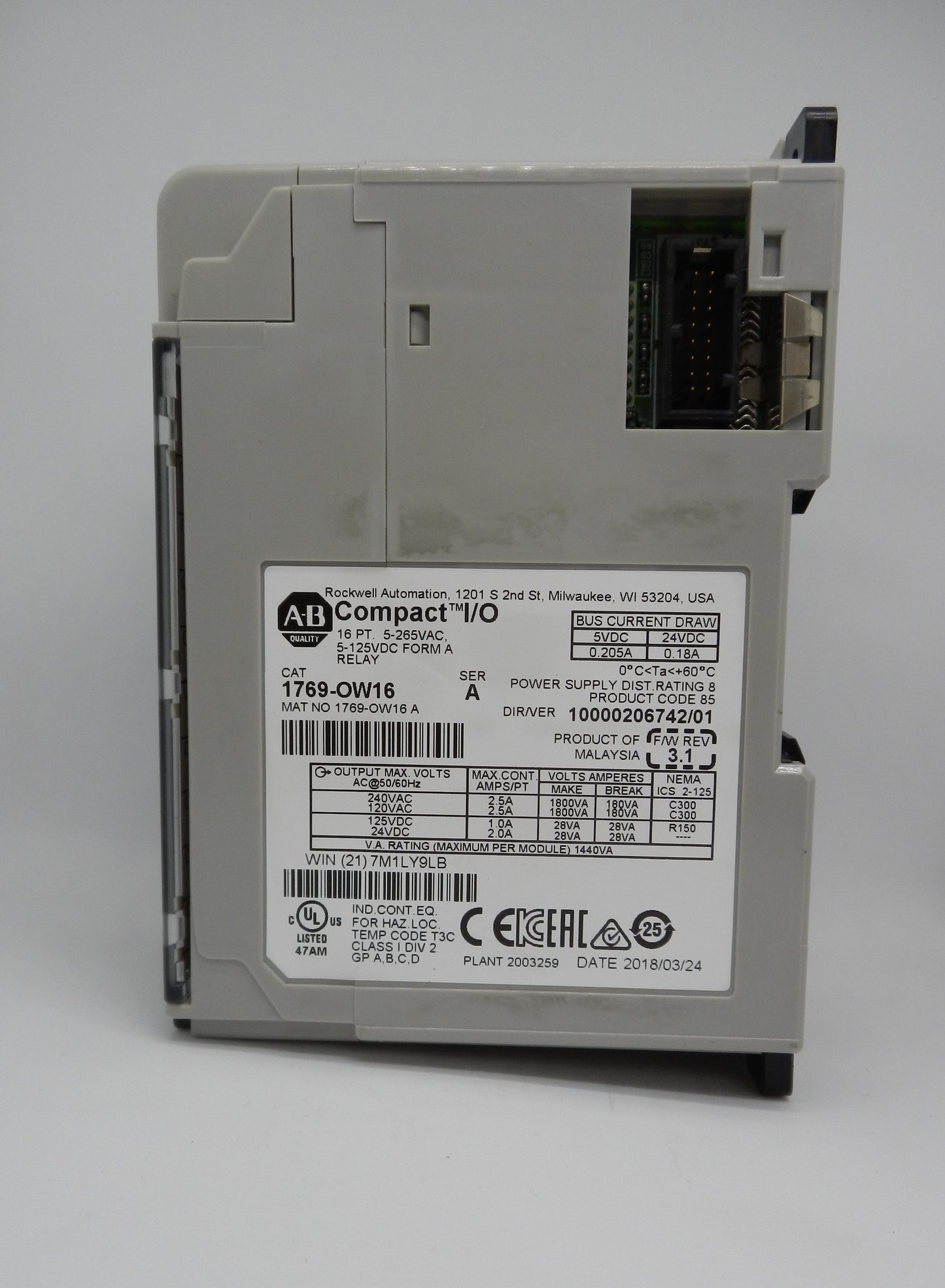 ALLEN-BRADLEY 1769-OW16