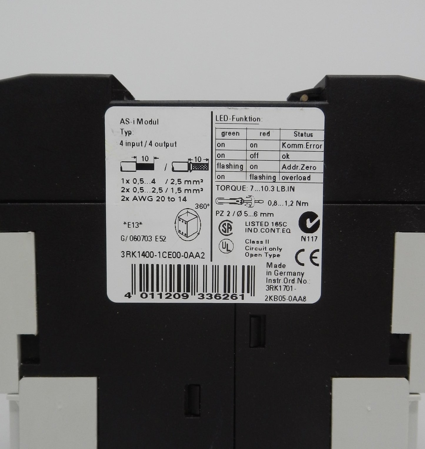 SIEMENS 3RK1400-1CE00-0AA2
