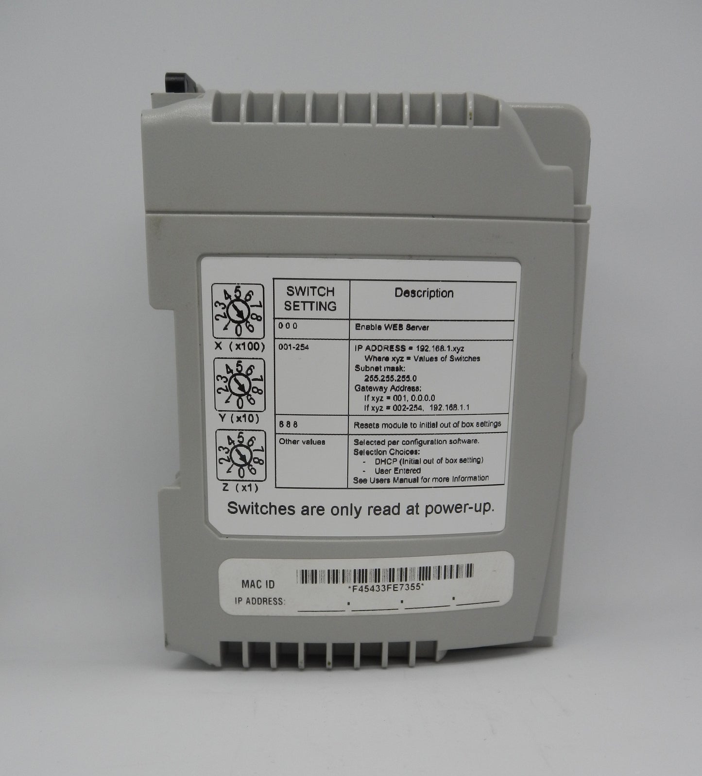 ALLEN-BRADLEY 1769-AENTR