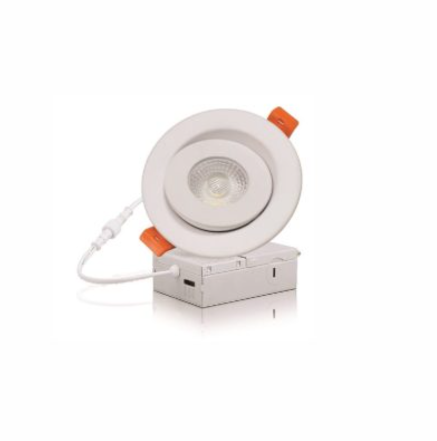 4" Gimbal Potlight LED Recessed Light with Junction Box