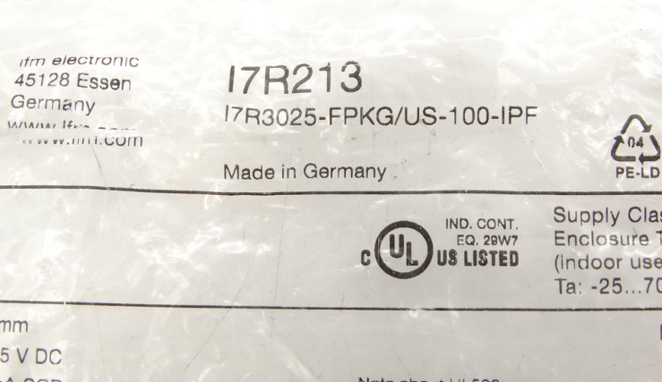 I7R3025-FPKG/US-100-IPF-I7R213