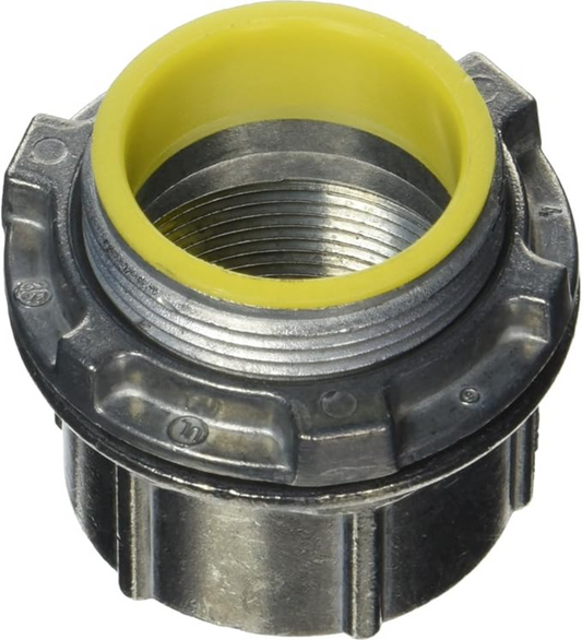 Halex Water Tight Myers Conduit Hubs with Insulated Throat Rigid Zinc Die Cast 1-1/4-Inch