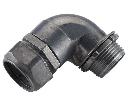 Halex 90291 1/2-inch EMT 90-degree compression connector