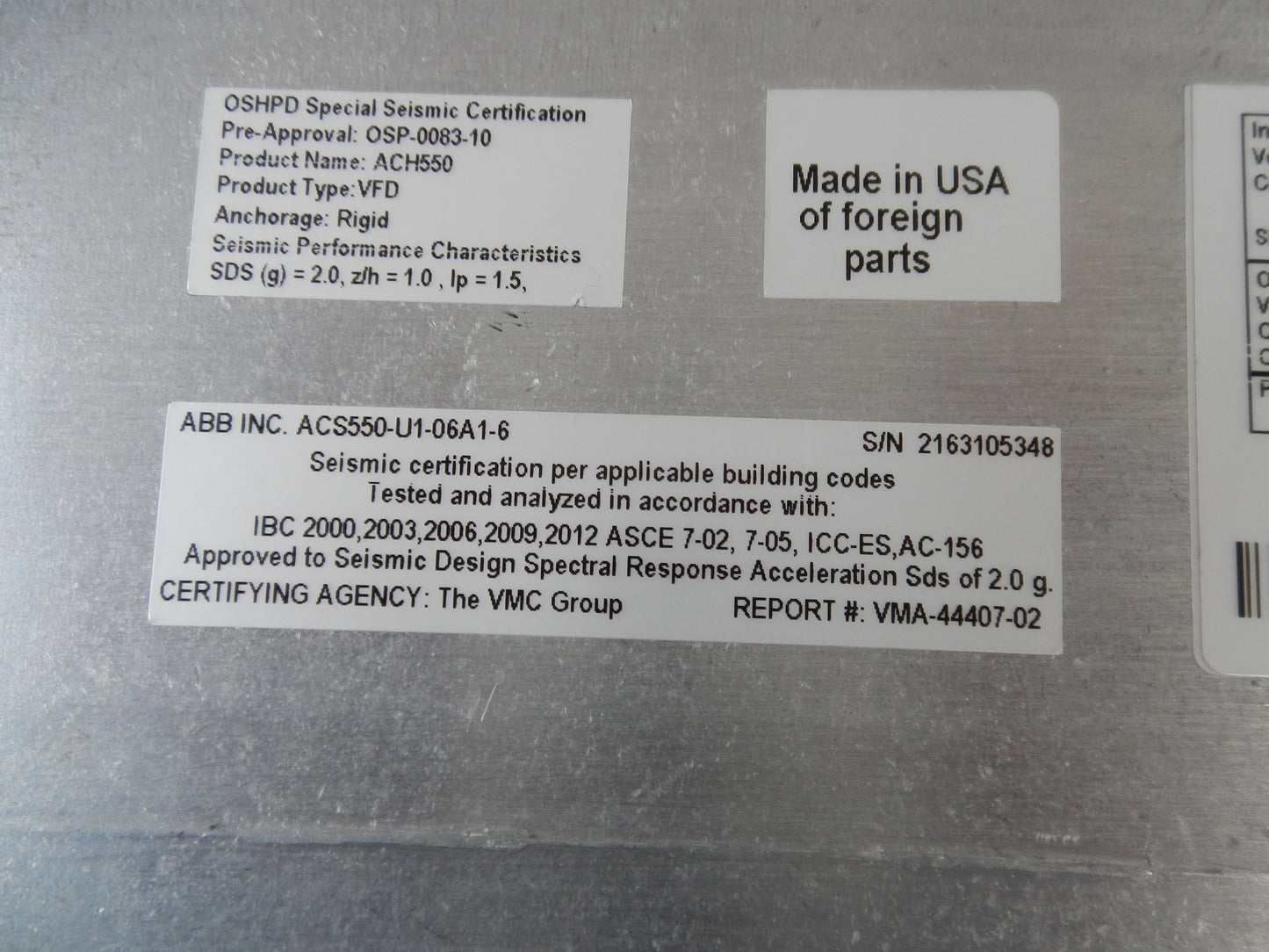 ABB ACS550-U1-06A1-6