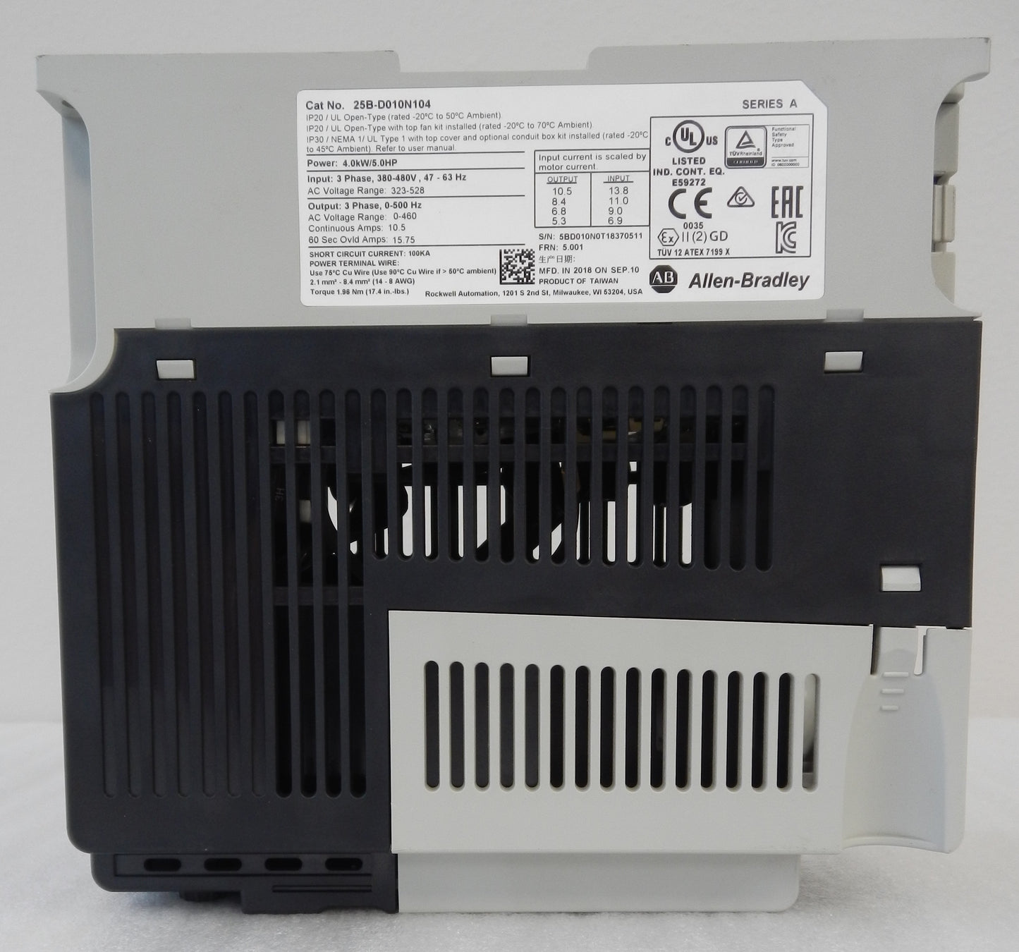 ALLEN-BRADLEY 25B-D010N104