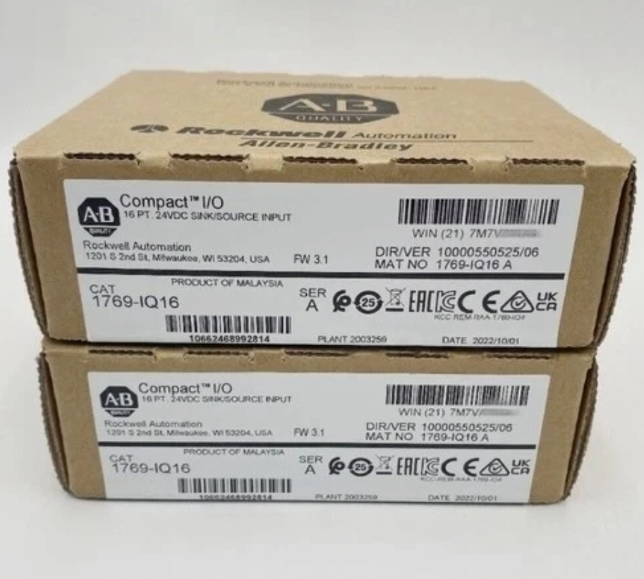 1769-IQ16 Allen-Bradley CompactLogix 16-Point 24VDC Digital Input Module