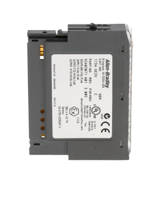 1734-OE2V Allen-Bradley POINT I/O Analog Output Module 2 Channel 0-10V