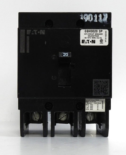 EATON GBH3020 3P BREAKER