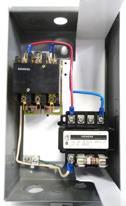 SIEMENS MOTOR STARTER CUSTOM ENCLOSURE