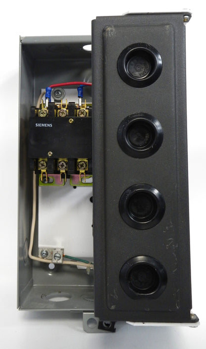 SIEMENS MOTOR STARTER CUSTOM ENCLOSURE