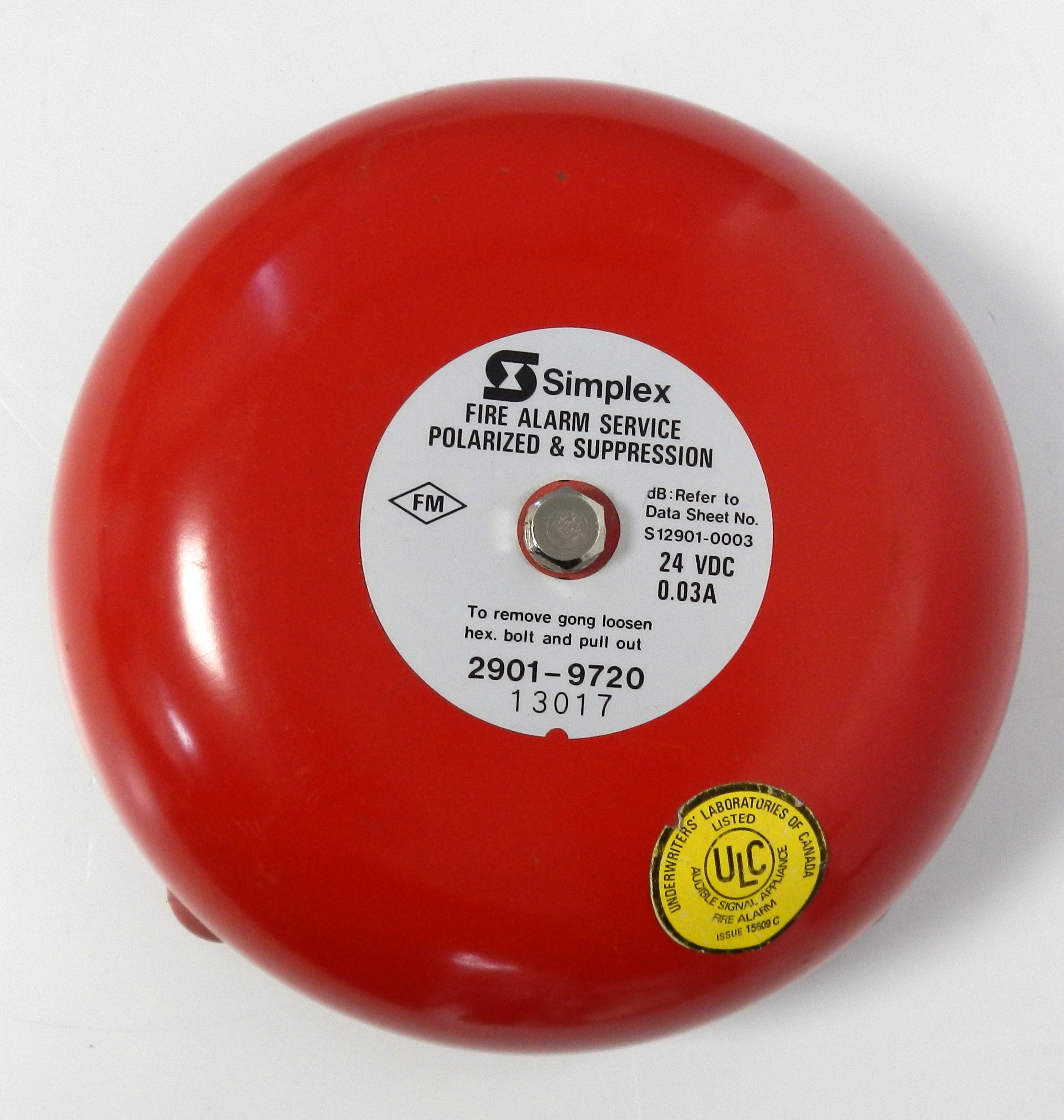 SIMPLEX 2901-9720 FIRE ALARM BELL – Sam Electrical Store
