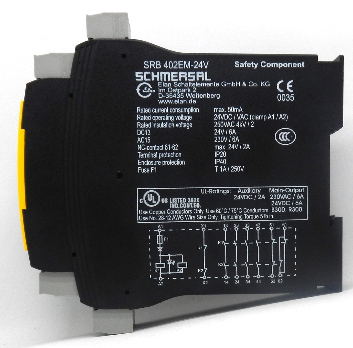 SCHMERSAL PROTECT SRB 402EM-24V EXPANSION MODULE