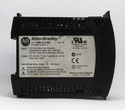 ALLEN BRADLEY 1606-XLP30E POWER SUPPLY