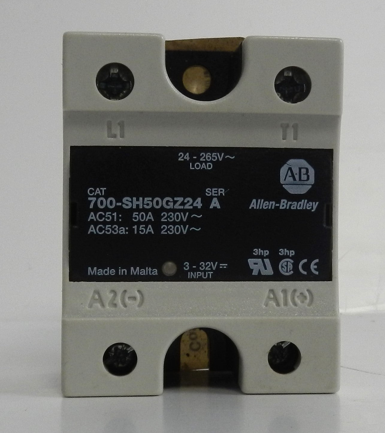 ALLEN-BRADLEY 700-SH50GZ24 SOLID STATE RELAY