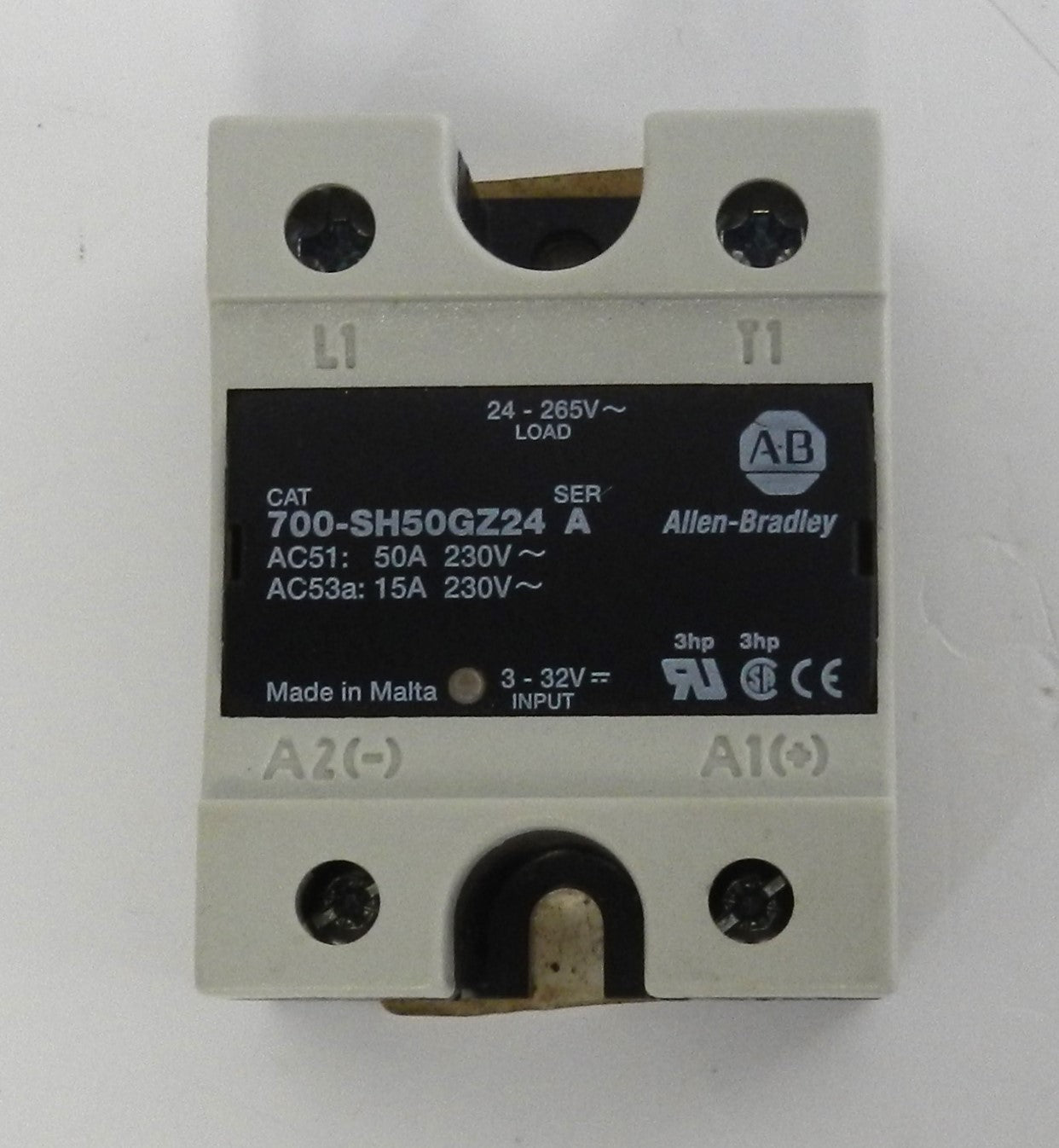 ALLEN-BRADLEY 700-SH50GZ24 SOLID STATE RELAY