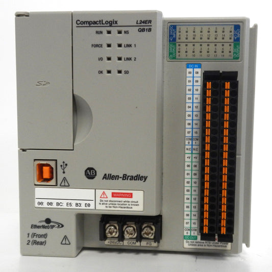 ALLEN-BRADLEY 1769-L24ER-QB1B COMPACTLOGIX 5370 L2 CONTROLLER