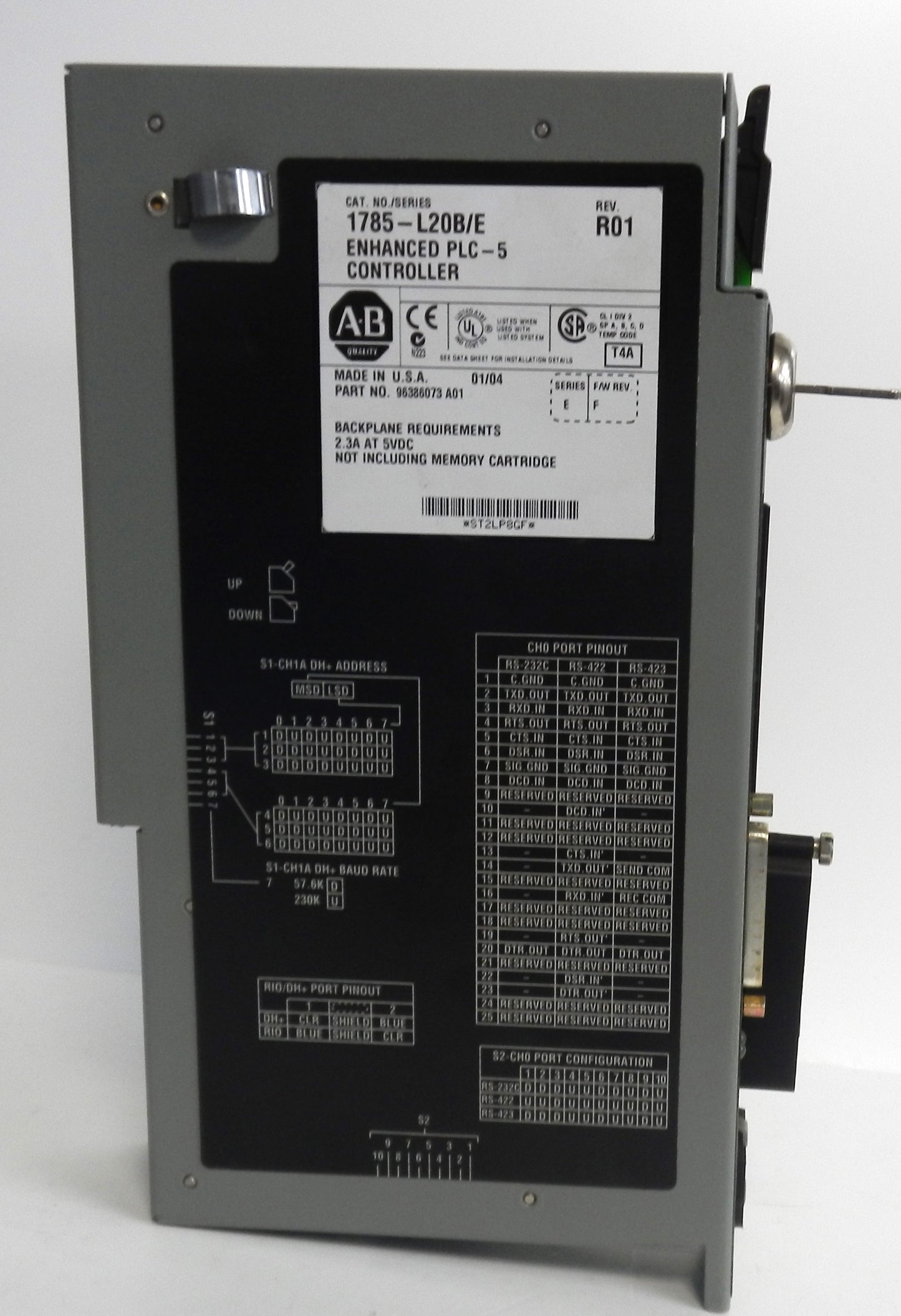 ALLEN-BRADLEY 1785-L20B/E PROCESSOR MODULE