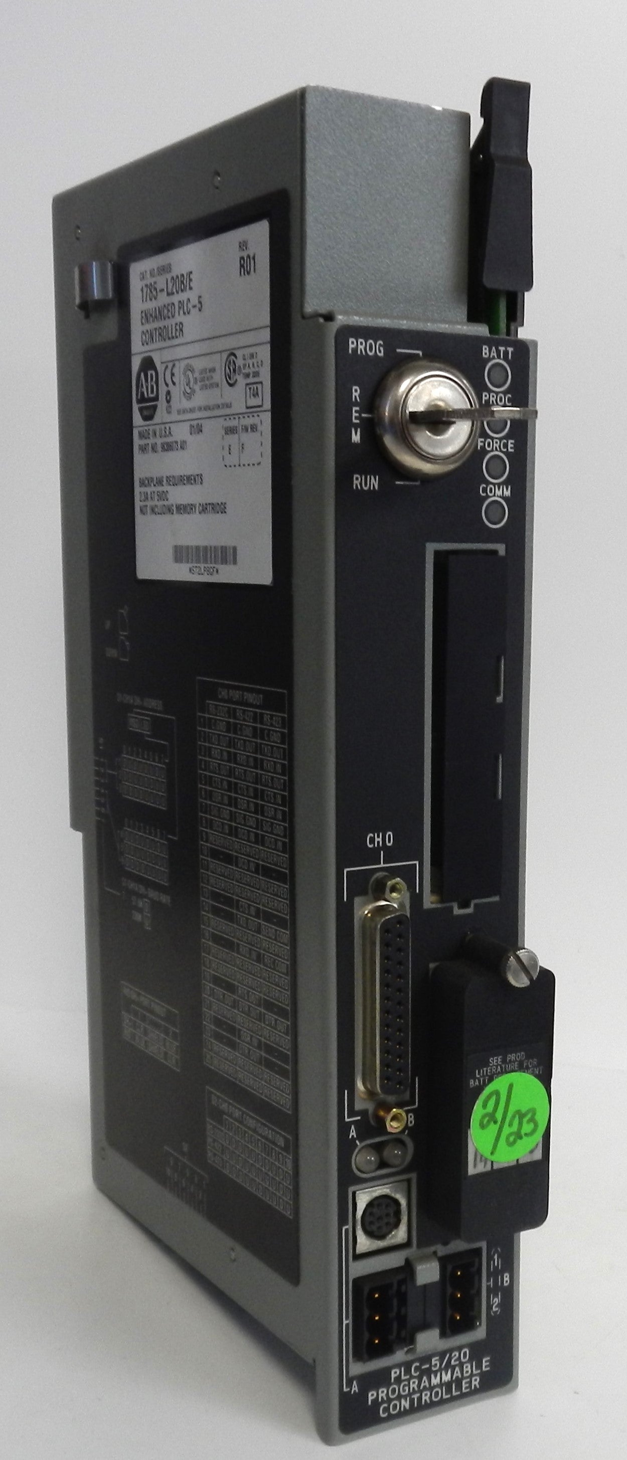 ALLEN-BRADLEY 1785-L20B/E PROCESSOR MODULE