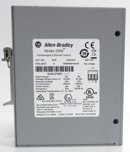 ALLEN BRADLEY 1783-US5T ETHERNET SWITCH