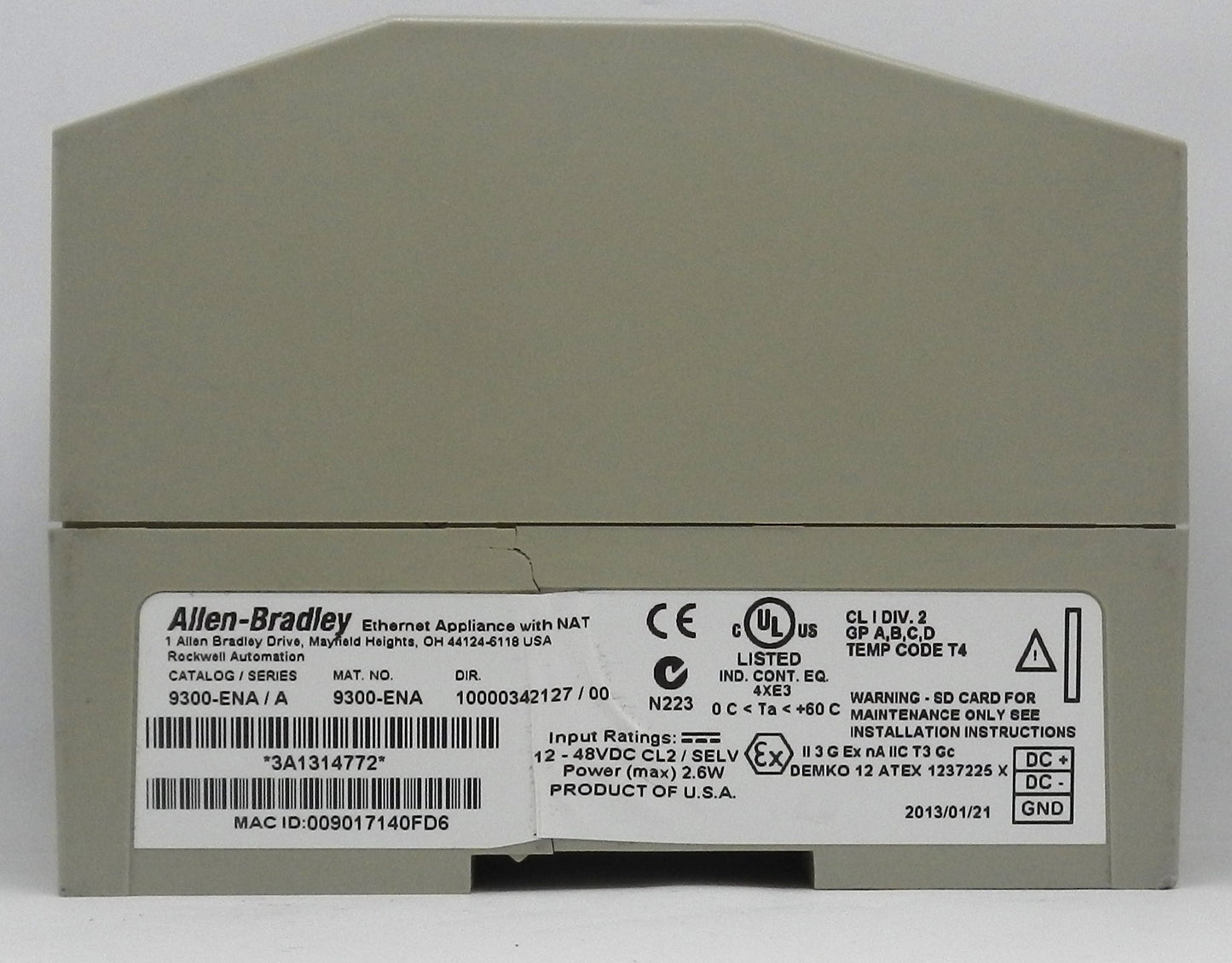 ALLEN-BRADLEY 9300-ENA  NETWORK ADDRESS TRANSLATION DEVICE