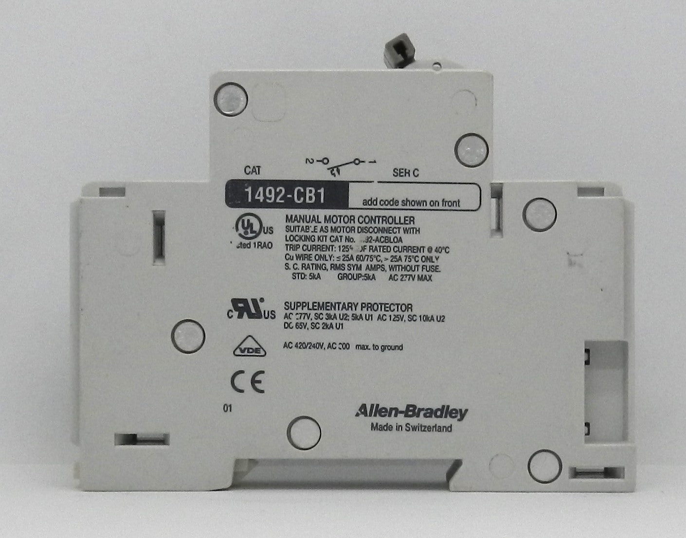 ALLEN-BRADLEY 1492-CB1-G150 CIRCUIT BREAKER