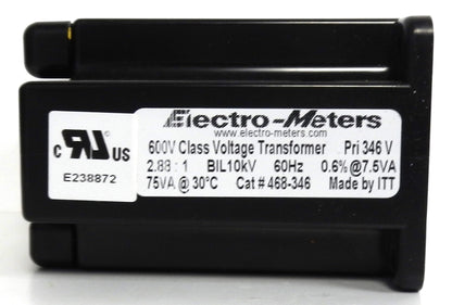 ELECTRO-METERS 468-346 POTENTIAL TRANSFORMER