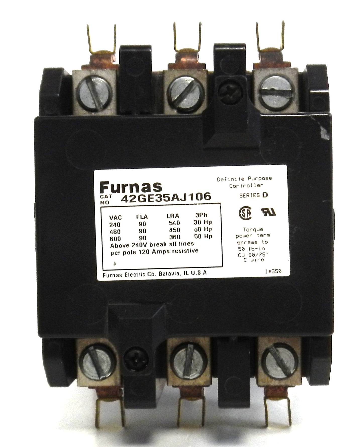 FURNAS 42GE35AJ106  CONTACTOR