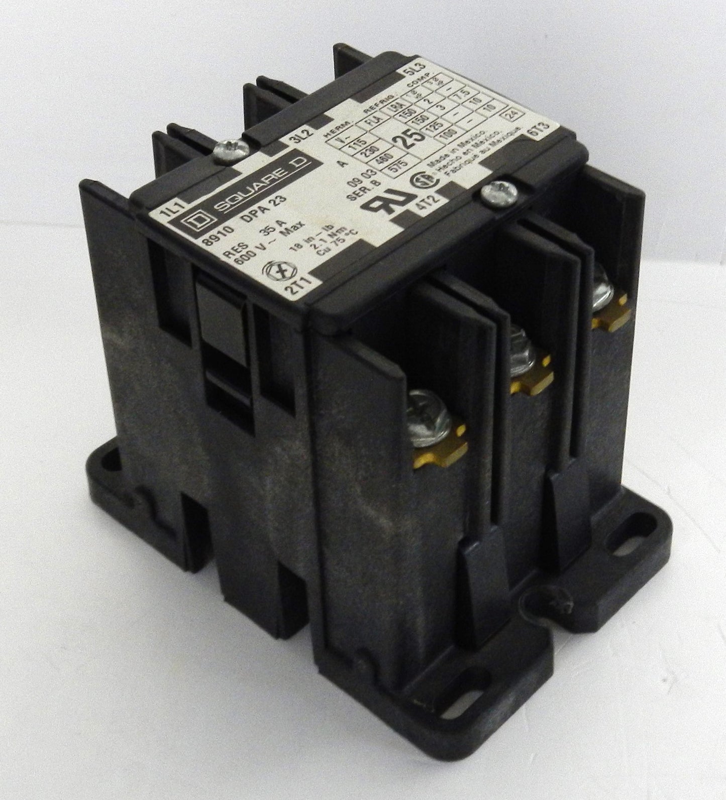 SQUARE D 8910DPA23V14 CONTACTOR