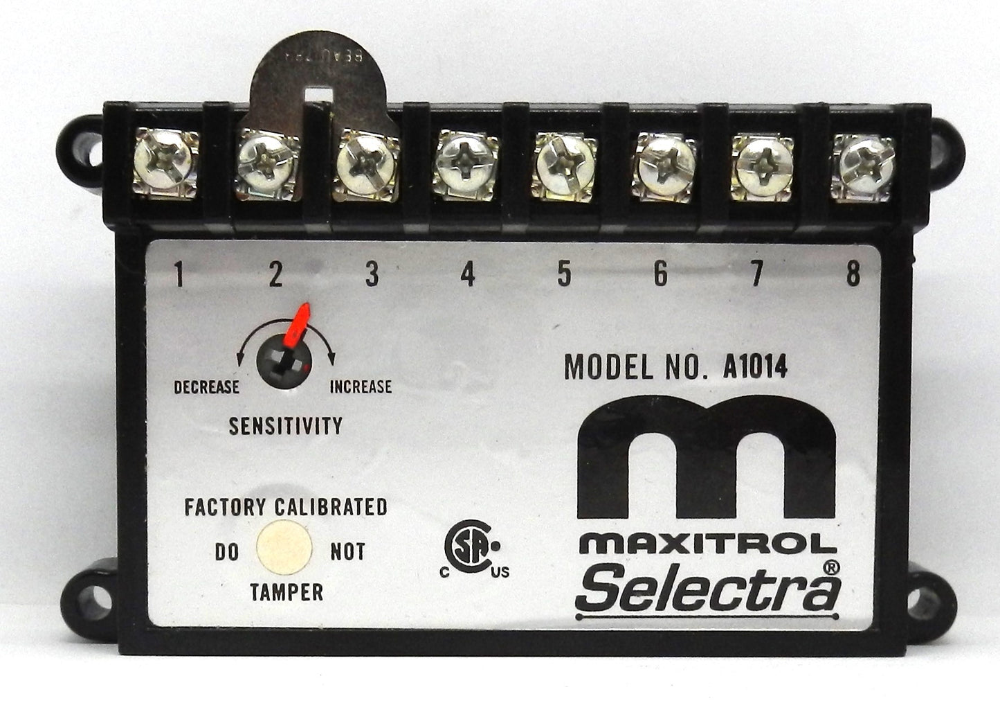 A1014 HVAC Controls Maxitrol Model No. A1014