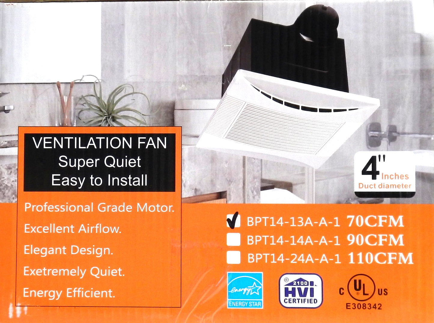 Jenco EXHAUST CEILING MOUNT FAN E/STAR