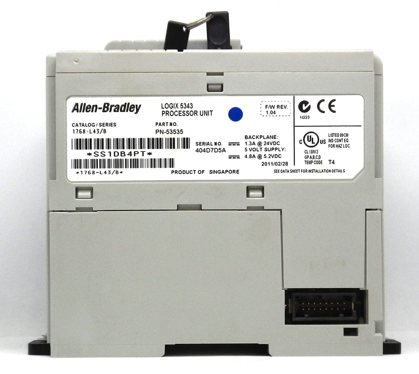 AB ALLEN-BRADLEY 1768-L43  PROCESSOR MODULE