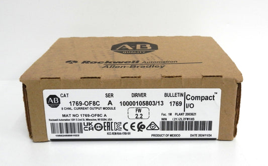 Allen-Bradley 1769-OF8C CompactLogix I/O Module – 8 Channel Current Output (one-week-delivery)