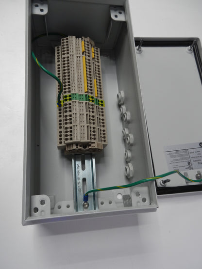 Rittal KL1501.510 Industrial Control Enclosure With Terminal Blocks & DIN Rail