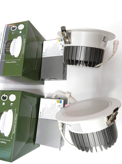 24W 5" Recessed LED Gimbal Light – 5CCT, Dimmable, High Output