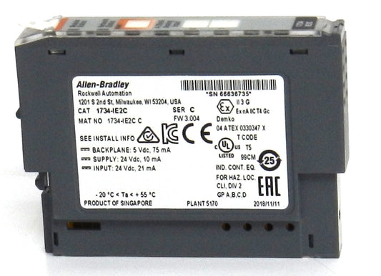Allen-Bradley 1734-IE2C POINT I/O 2-Channel Analog Current Input Module