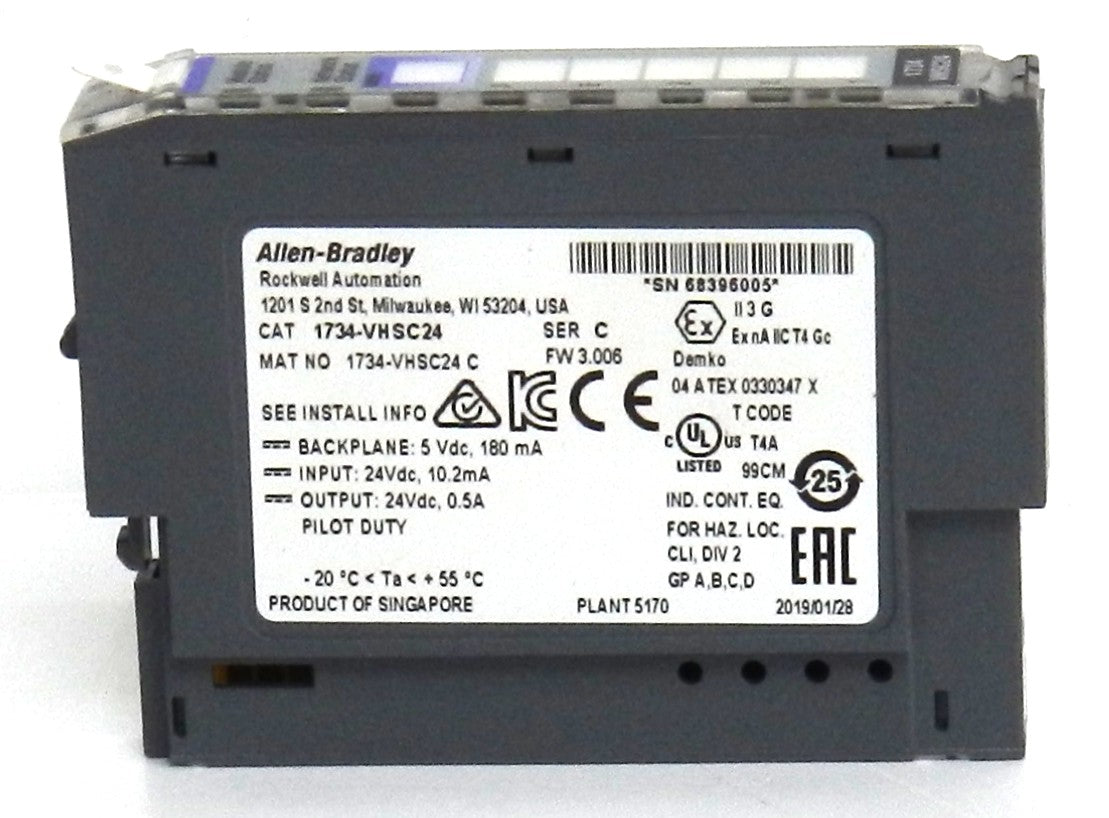 Allen-Bradley 1734-VHSC24 POINT I/O 24V DC Very High-Speed Counter Module