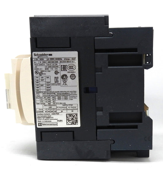 Schneider Electric LC1D40A TeSys D Contactor 40A 3-Pole Motor Contactor 600V Industrial Control