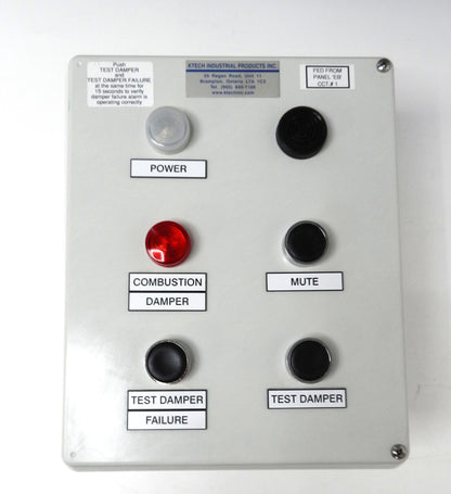 Ktech CP1100 Overfill Protection Device PC1104-L-R Pump Control Panel 120VAC Indoor Alarm