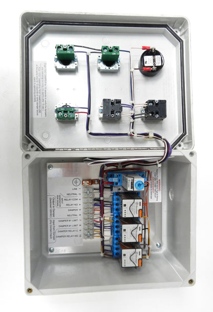 Ktech CP1100 Overfill Protection Device PC1104-L-R Pump Control Panel 120VAC Indoor Alarm
