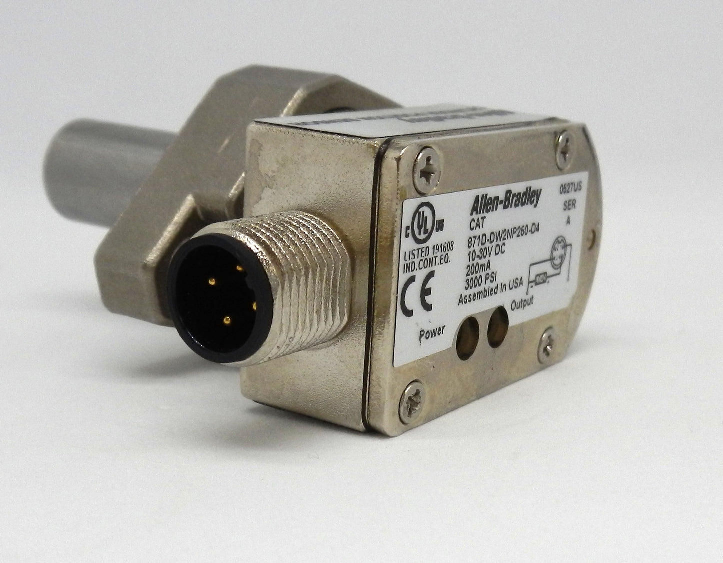 871D-DW2NP260-D4 Allen-Bradley Inductive Cylinder Position Sensor 2mm 4 Pin