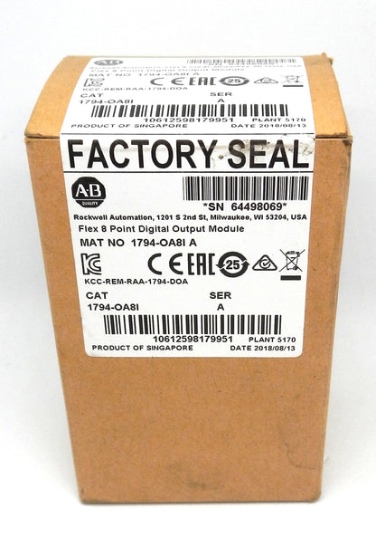 1794-OA8I Allen-Bradley FLEX I/O 8 Point AC Output Module 120VAC IP20