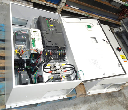 ABB ACH550-BCR-077A-6+F267 HVAC Variable Frequency Drive Panel 75HP 600VAC 77A VFD Enclosed
