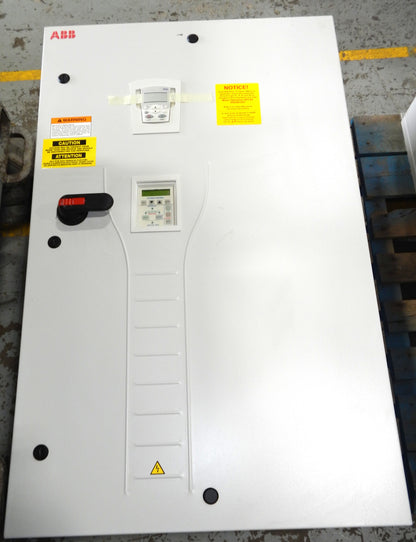 ABB ACH550-BCR-077A-6+F267 HVAC Variable Frequency Drive Panel 75HP 600VAC 77A VFD Enclosed