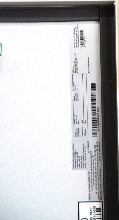 ABB ACH550-BCR-041A-6+F267 HVAC Bypass VFD Panel 40HP 600V Enclosed Variable Frequency Drive