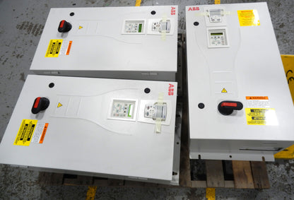 ACH550-BCR-09A0-6+F267 ABB Enclosed HVAC Bypass VFD 7.5HP 600V 3 Phase Variable Frequency Drive