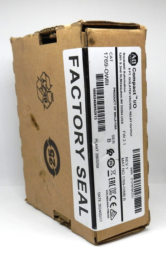 1769-OW8I Allen-Bradley Compact I/O 8-Point Isolated Relay Output Module