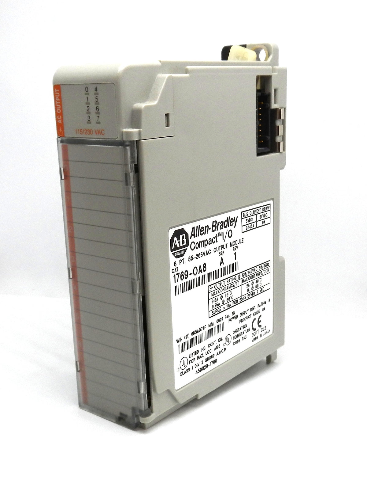 1769-OA8 Allen-Bradley Compact I/O 8-Point AC Output Module 100–240VAC