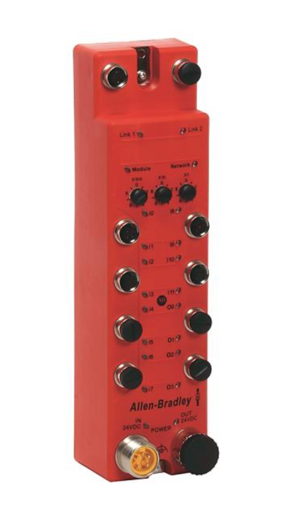 1732ES-IB8XOBV4 Allen-Bradley ArmorBlock Guard I/O 8-Input 4-Output Safety Module EtherNet/IP